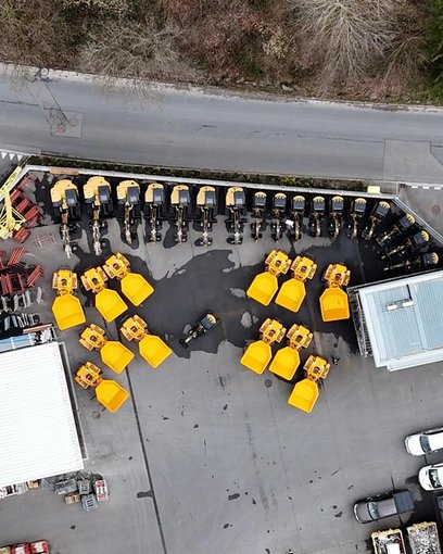 Das Fleet Services Agreement, kurz: FSA, bei der Gebrüder Hodel AG umfasst 32 Maschinen.