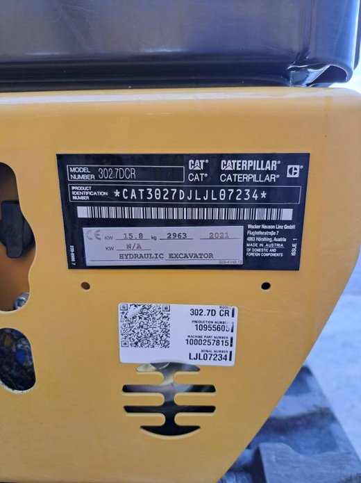 CATERPILLAR 302.7DCR