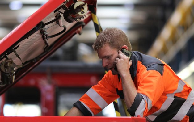 Servicetechniker Roger Hufschmid