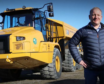 Ruedi Stadelmann, Mitinhaber und Geschäftsführer der Erdbautechnik AG