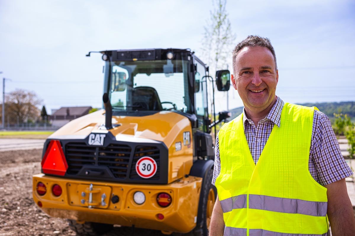 Innovativer Profi im Garten- und Landschaftsbau: Marc Herrmann, Inhaber und Geschäftsführer der Herrmann Gartenbau AG in Burgdorf.