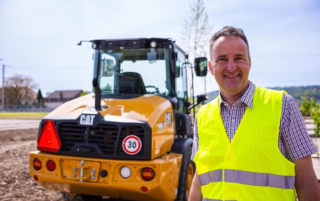 Innovativer Profi im Garten- und Landschaftsbau: Marc Herrmann, Inhaber und Geschäftsführer der Herrmann Gartenbau AG in Burgdorf.