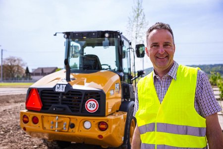 Innovativer Profi im Garten- und Landschaftsbau: Marc Herrmann, Inhaber und Geschäftsführer der Herrmann Gartenbau AG in Burgdorf.