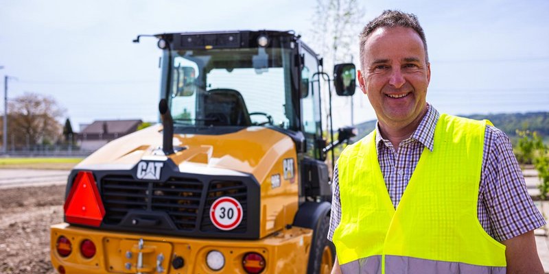 Innovativer Profi im Garten- und Landschaftsbau: Marc Herrmann, Inhaber und Geschäftsführer der Herrmann Gartenbau AG in Burgdorf.