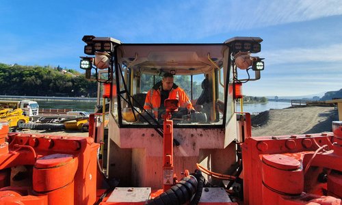 Jumbos de forage et concept de service pour la nouvelle A26 à Linz