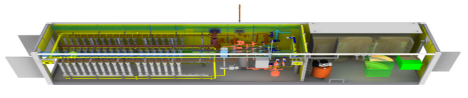 Containerlayout (Membrantechnik).