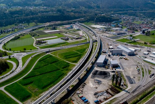 le portail nord du tunnel 