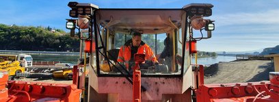 Jumbos de forage et concept de service pour la nouvelle A26 à Linz