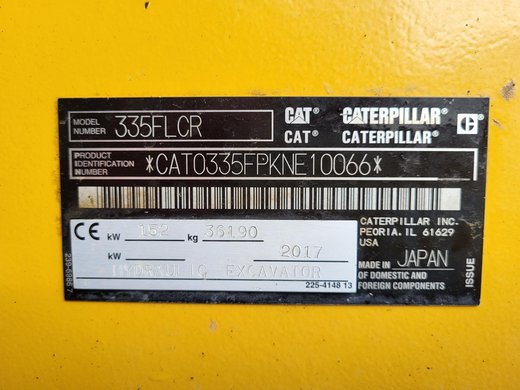 CATERPILLAR 335F Trimble 3D