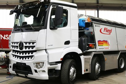 Schwergut-Abschiebemulden von Fliegl