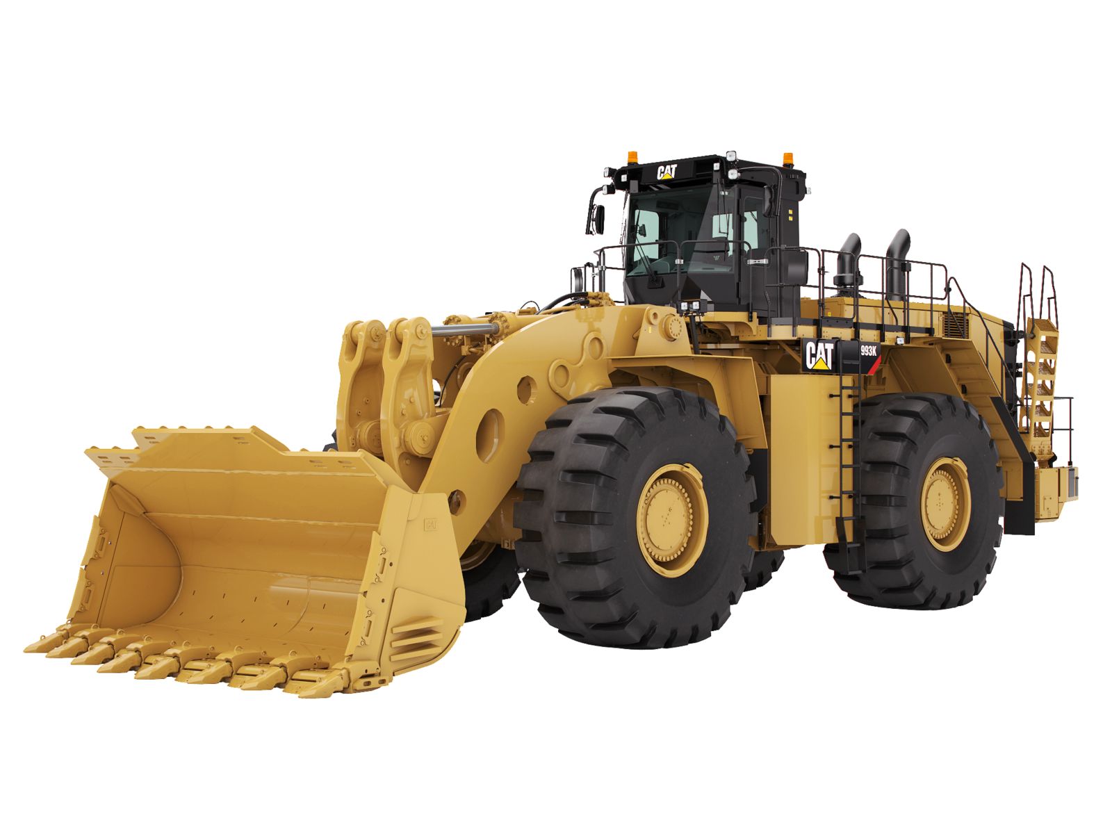 Grandi caricatrici gommate Cat 993K