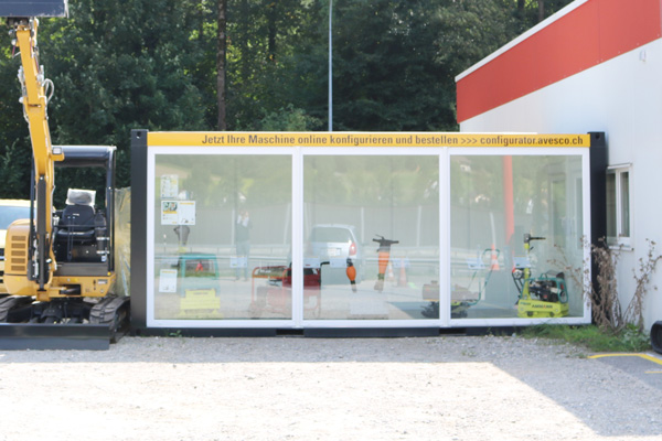 Aussenansicht Avesco Container