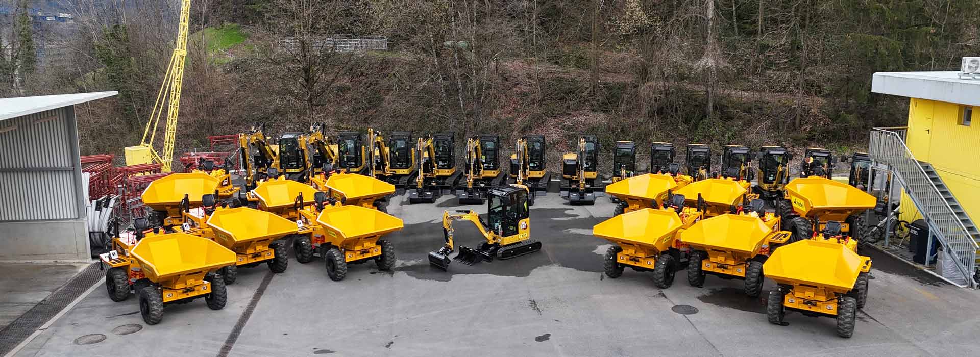 Le Fleet Services Agreement (FSA) chez Gebrüder Hodel AG comprend 32 machines.