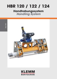 Complete brochure Handling system Klemm 
HBR 120
HBR 122
HBR 124