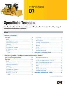 Specifiche tecniche D7