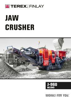 Terex Finlay Jaw crusher J-960 (English)