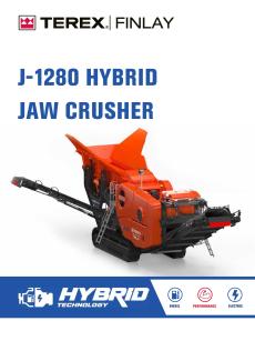 Terex Finlay J-1280 Hybrid Jaw Crusher