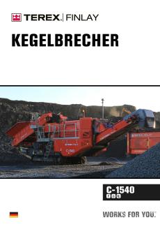Terex Finlay Cone Crusher C-1540s (German)