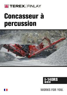 Terex Finlay Impact crusher I-140RS (French)