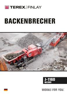 Terex Finlay Jaw Crusher J-1160 MK2 (German)