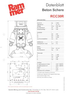 Datenblatt RCC30R