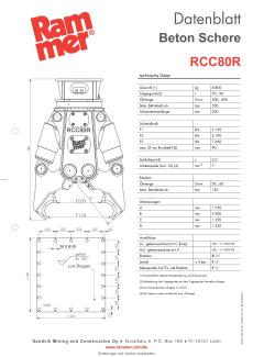 Datenblatt RCC80R