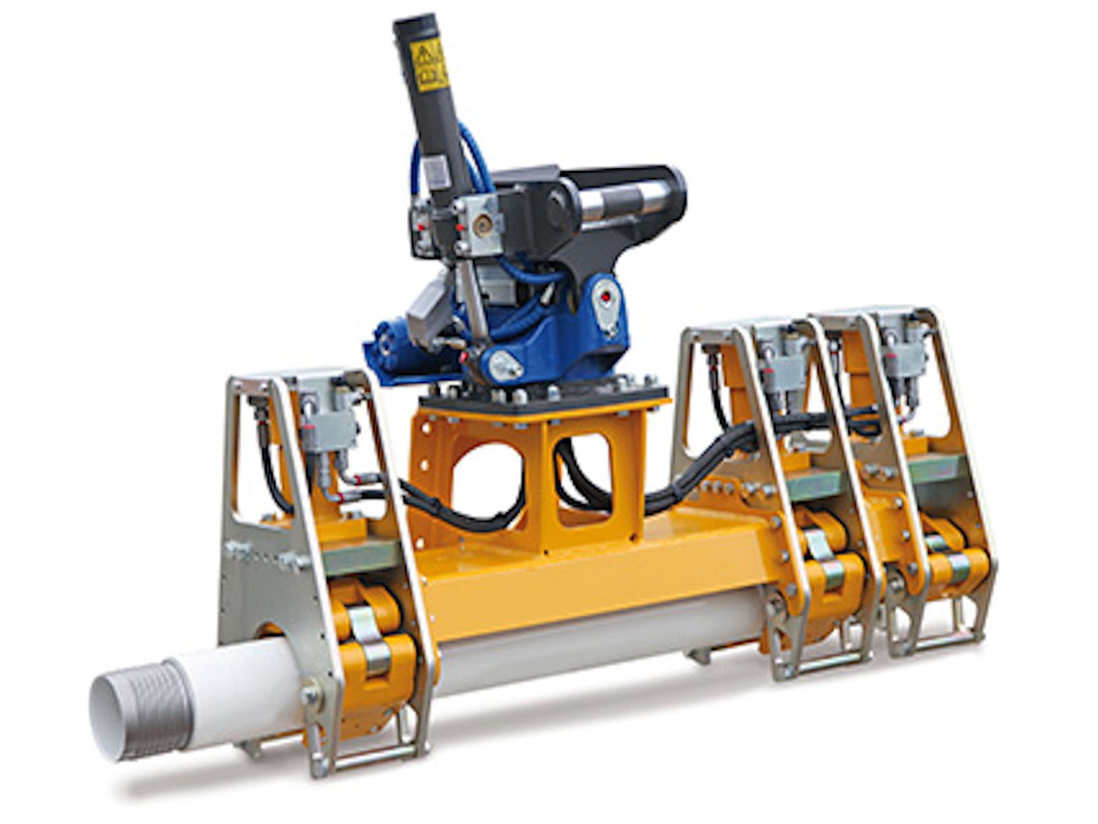 Construction machines Clamping handling system